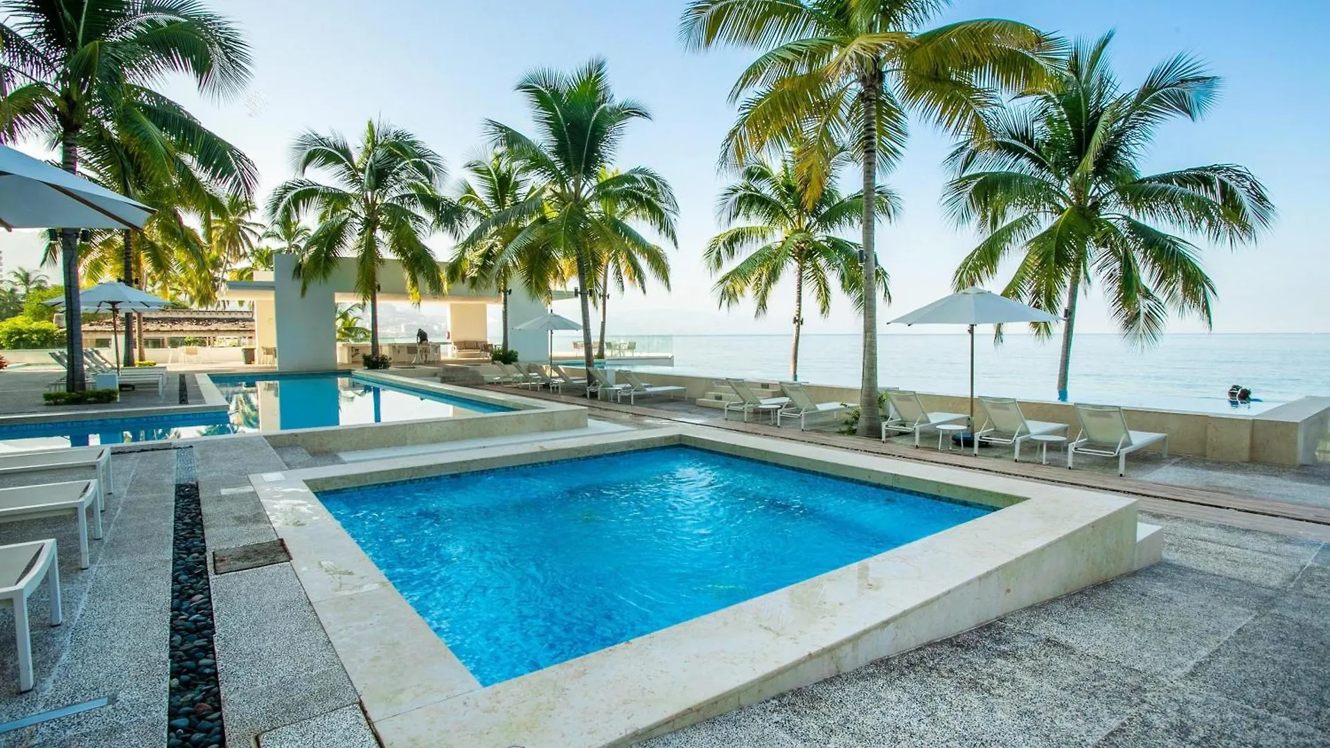 Oceanview Escape With Gym And Hot-Tub Villa Puerto Vallarta Vakantiehuis